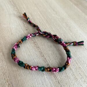 Rowena Bracelet anklet trendy comfortable tie embroidery thread woven gift